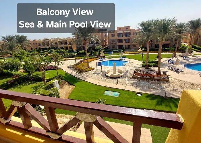 Mountain View Sokhna 2, Sea And Pool View, 3 Bedrooms, Penthouse With Roof- Families Only Alpesi faház *